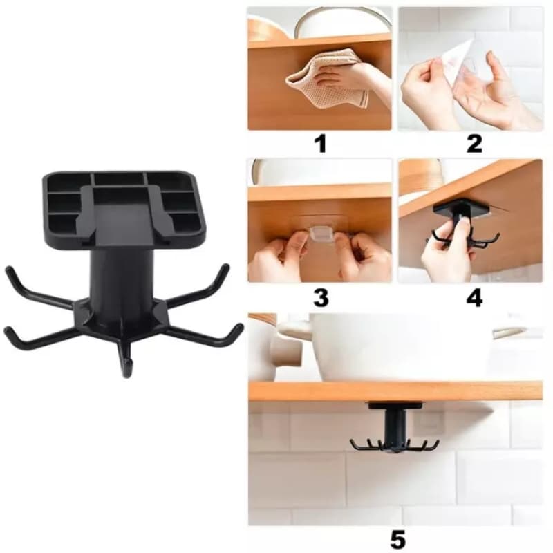 Storage Self Adhesive Kitchen Organizer Cooking Multi Purpose Holder Telesc