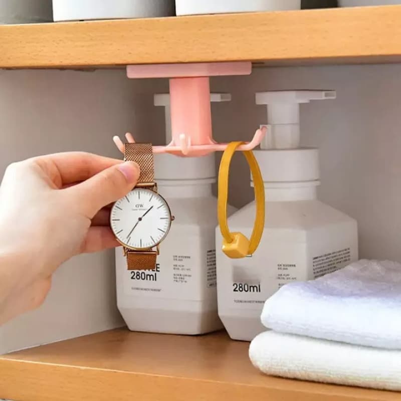 Storage Self Adhesive Kitchen Organizer Cooking Multi Purpose Holder Telesc