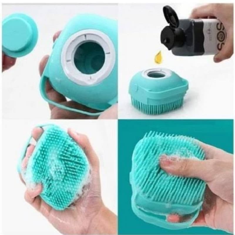 Soft Silicone Bath Brush Body Exfoliator Massage Baby