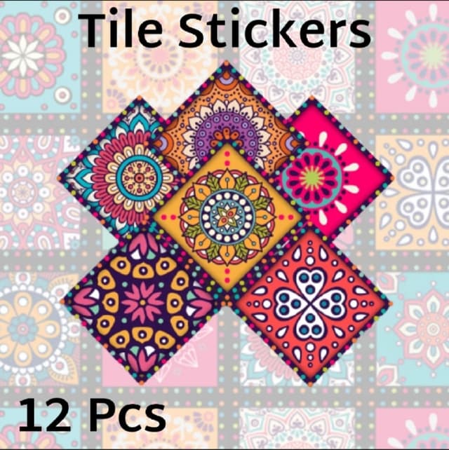 Tile Stickers Pack of 12 pieces