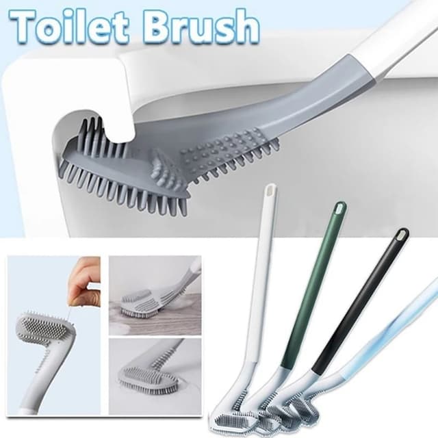 Toilet brush cleaner