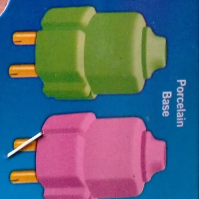 Heavy Duty Porcelain base 2pin Shoo