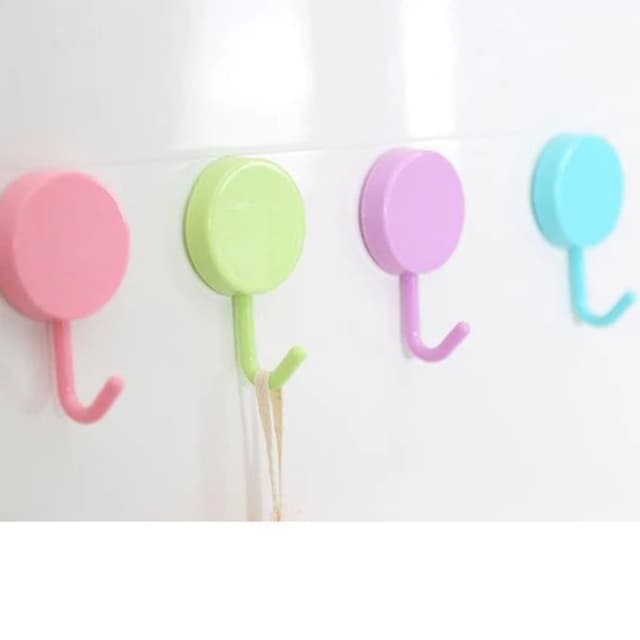 powerful family simple cute candy plastic hangers 10 Pcs Pack