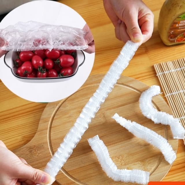 Disposable Food Cover Plastic Wrap 1 pack 20 pcs