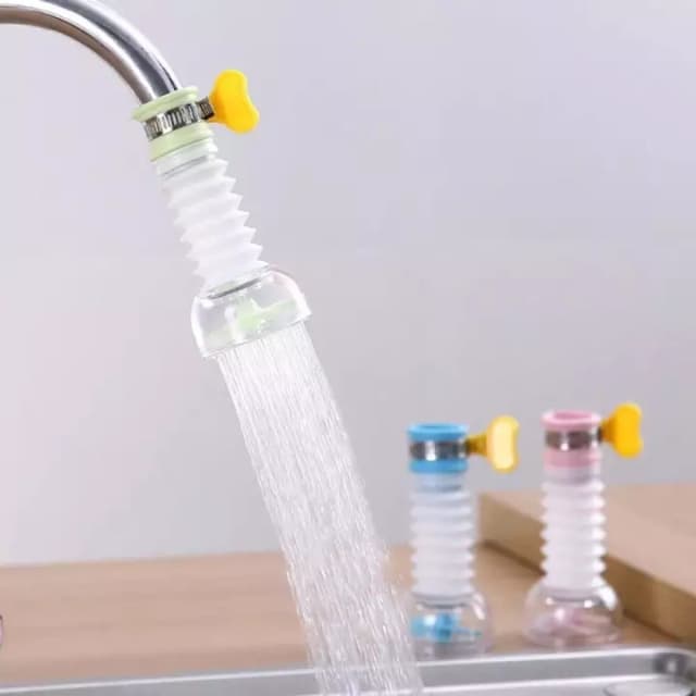 New Clip Fan Faucet 360 Adjustable Flexible Kitchen Faucet Tap Water Outlet