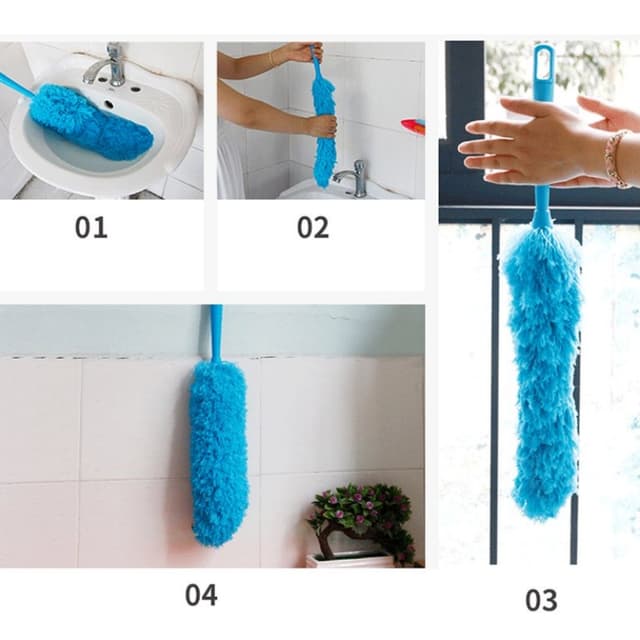 Microfiber Duster 22inch, with 360¡ã Bendable Head, TSV Flexible and Exte