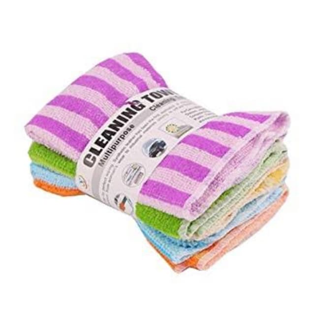 Microfiber Cleaning Towels imported Quality Pack of 12 pcs