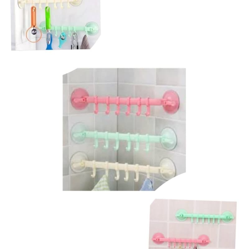 6pcs plastic hanger Hook mix random color available*