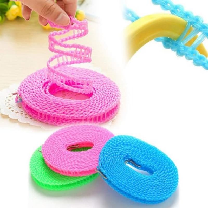 Nylon Rope With Hooks 5 Meters, For Home