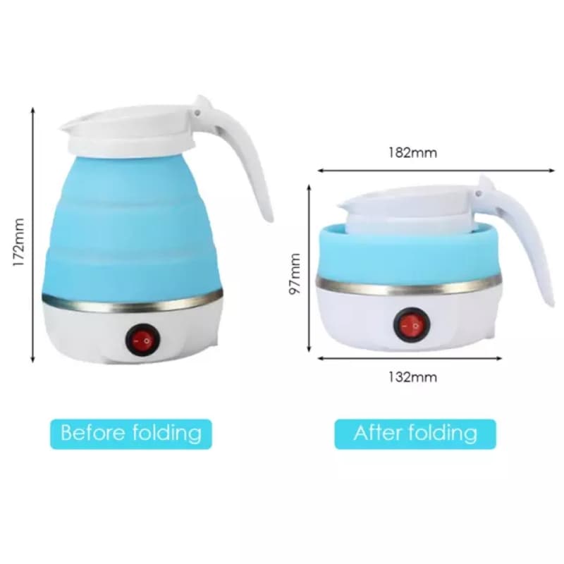 600ml Mini Electric Kettles Xiomi Stainless Steel Silicone Portable Water K