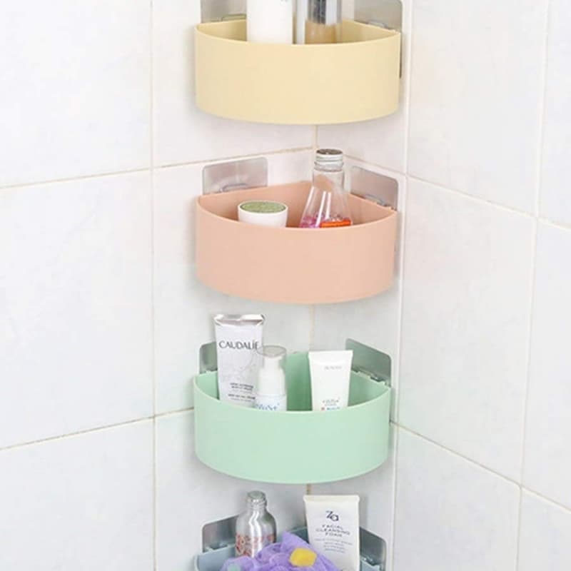 *Self-Adhesive Wall Shelf Basket (Heavy Qua