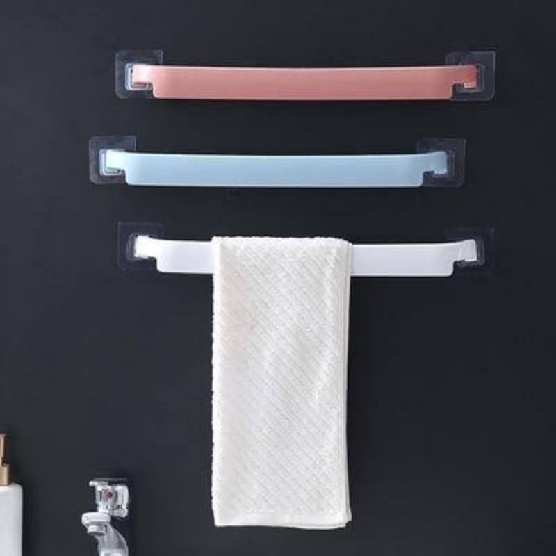 Japanese Style Self Adhesive Wall Mounted Towel Holder Towel Rack Towel Bar