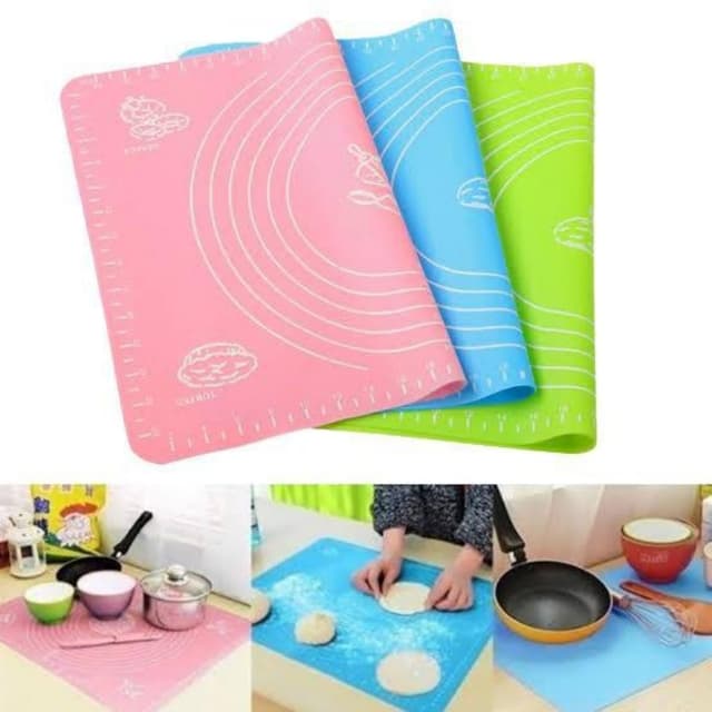 Non Slip Non Stick Thickening Flour Silicone Baking Mat 40cm x 50cm Kneadin
